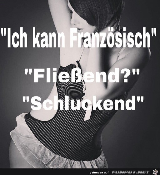 Ich kann Franzsisch