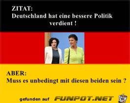 Bessere Politik ???