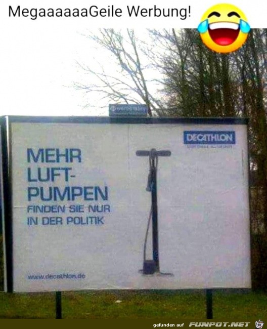 Lustige Werbung