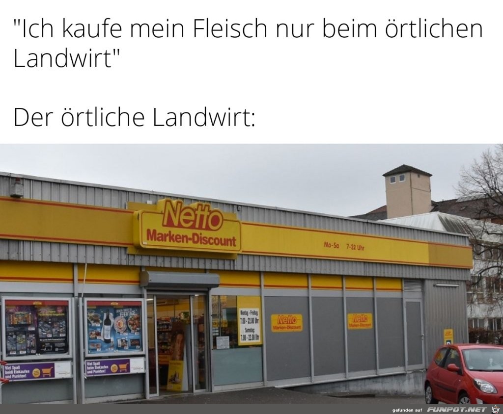 Komischer Landwirt