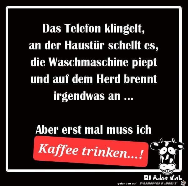 Kaffee trinken