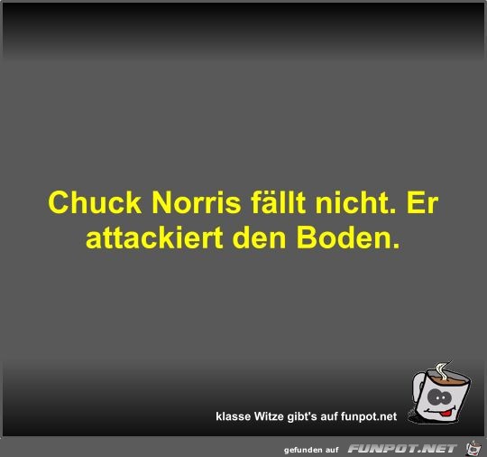 Chuck Norris fllt nicht