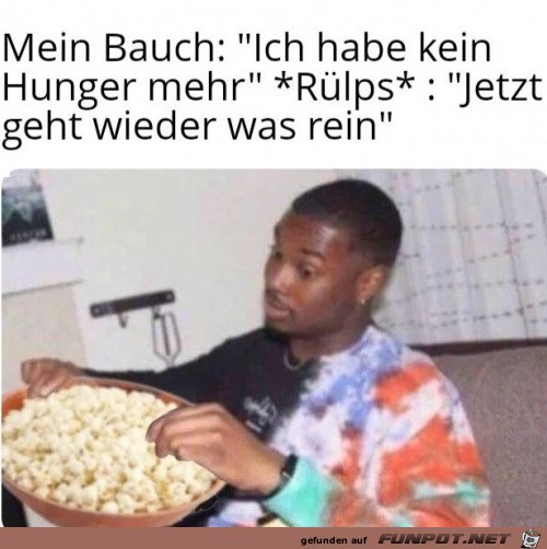 Ich habe keinen Hunger mehr