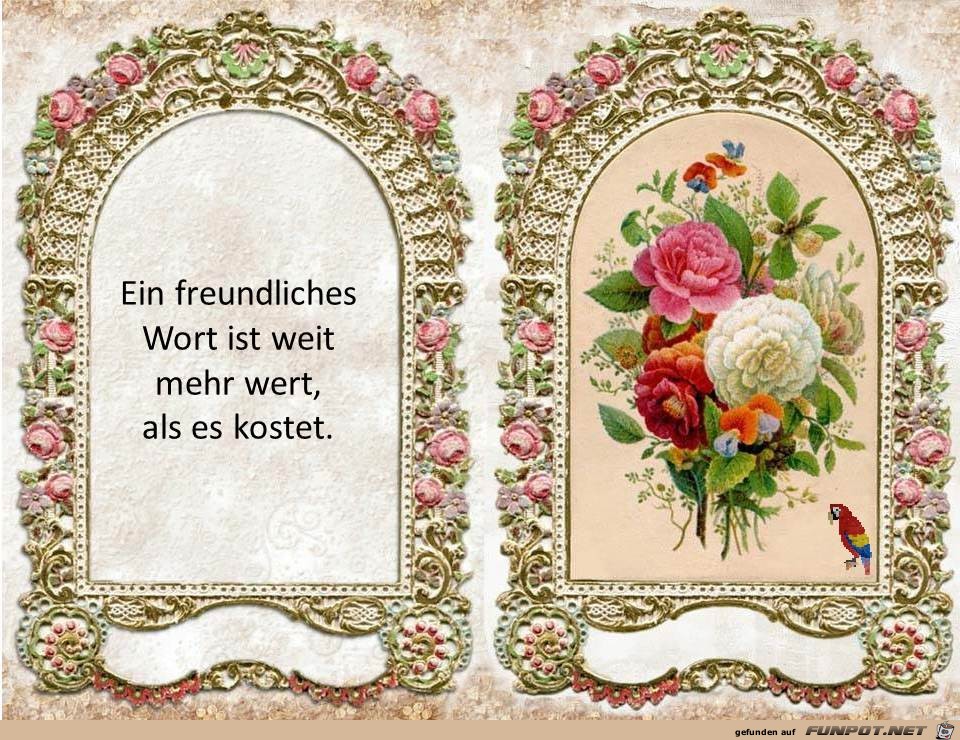 Ein freundliches Wort