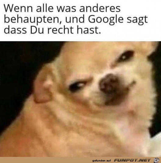 Ich hatte eben doch recht