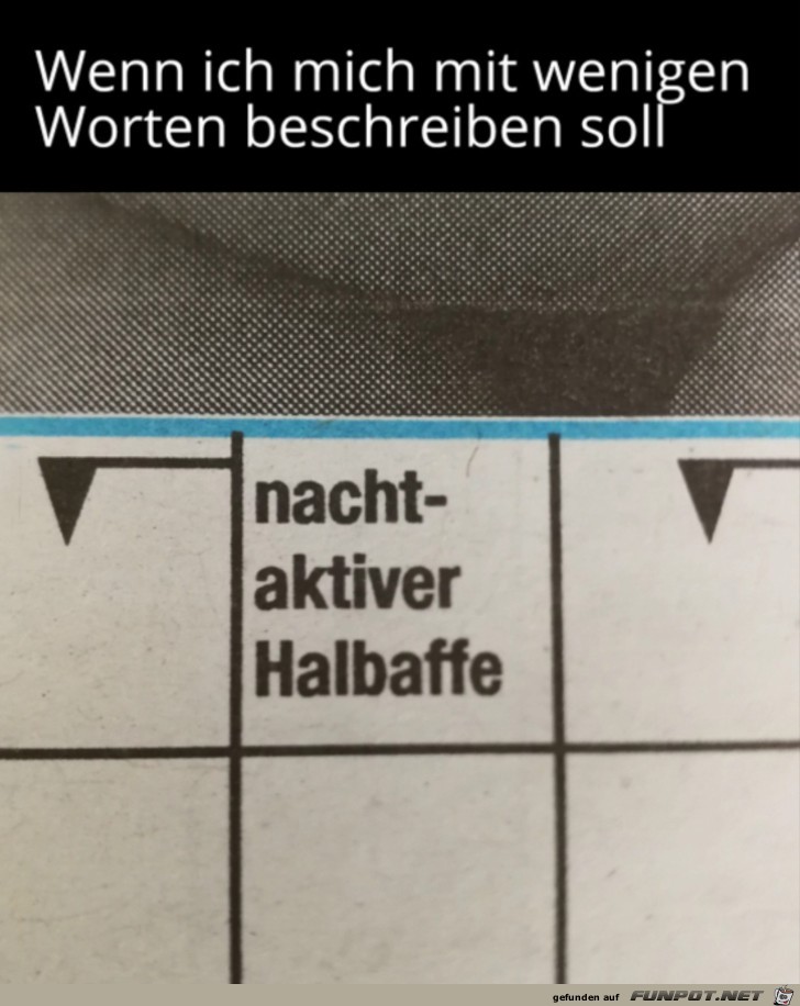 Wenn ich mich beschreiben soll