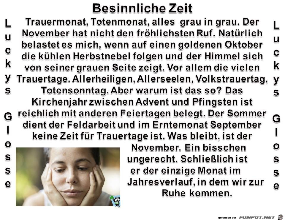 Besinnliche Zeit