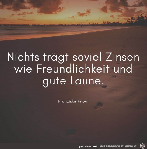 Freundlichkeit und gute Laune