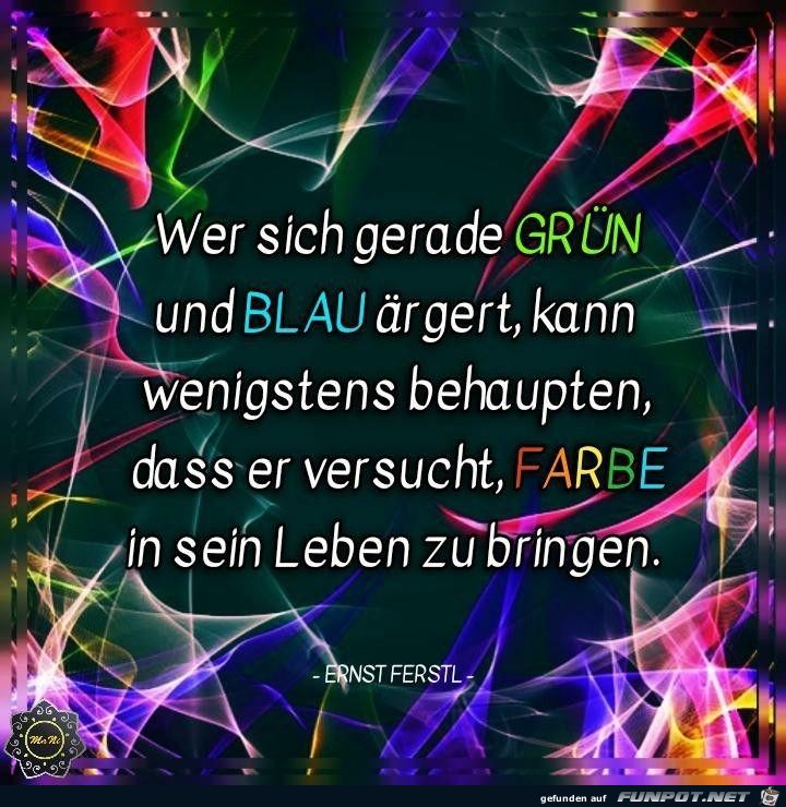 Grün und blau Grün und blau