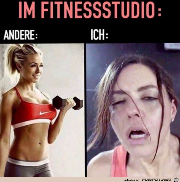 Im Fitnessstudio