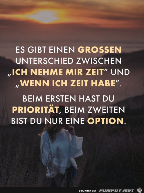 Prioritt oder Option