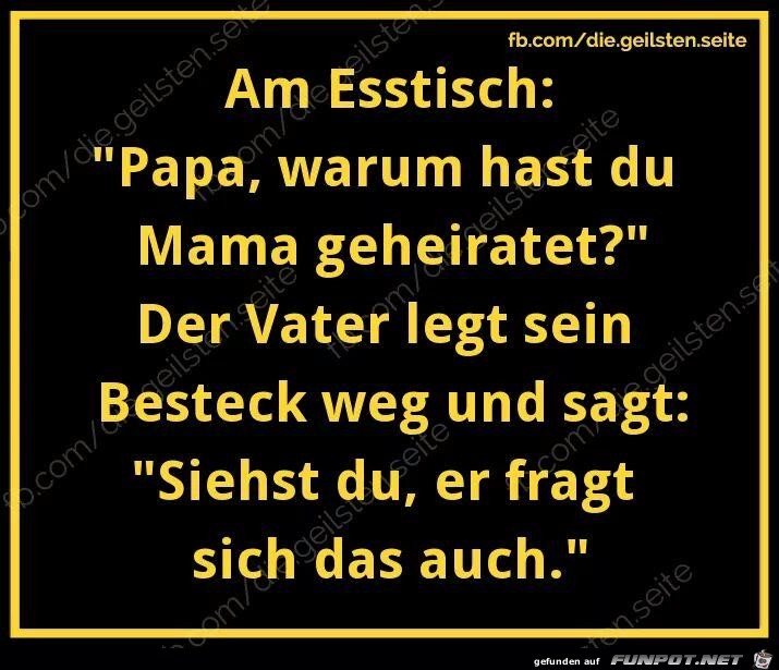 Am Esstisch