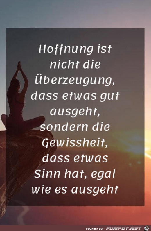 Hoffnung Hoffnung