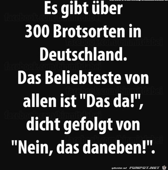 300 Brotsorten