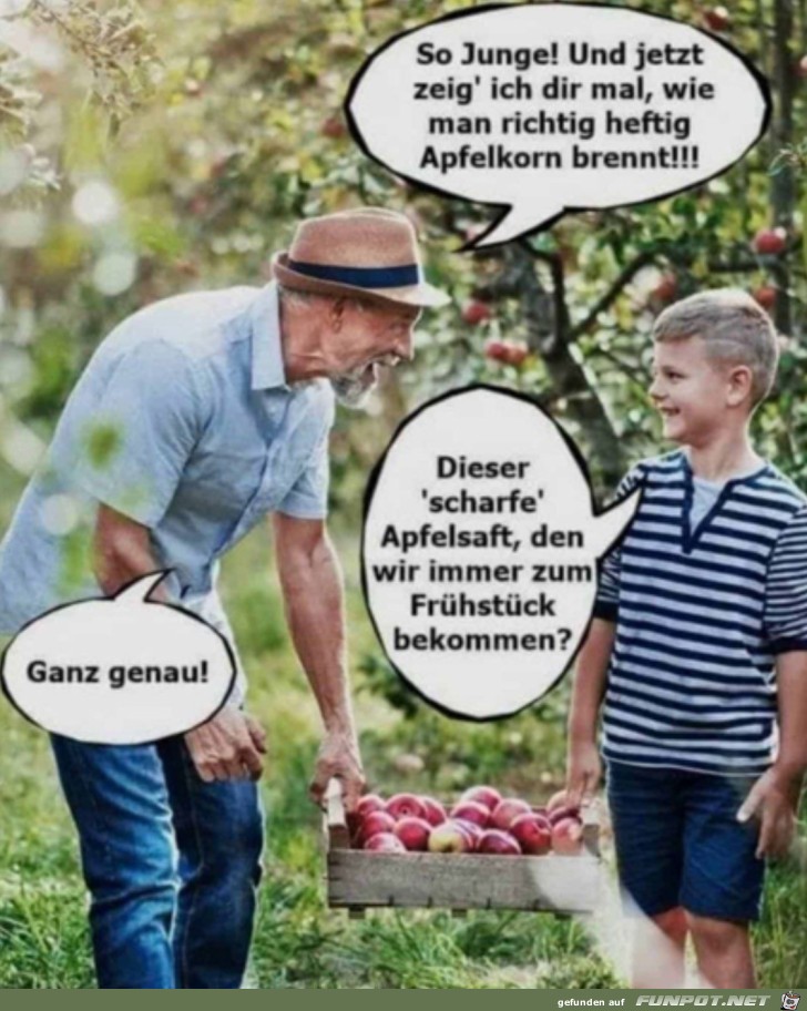 Der scharfe Apfelsaft