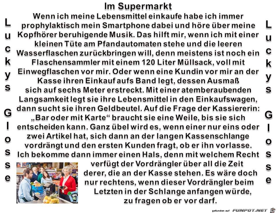 Im Supermarkt