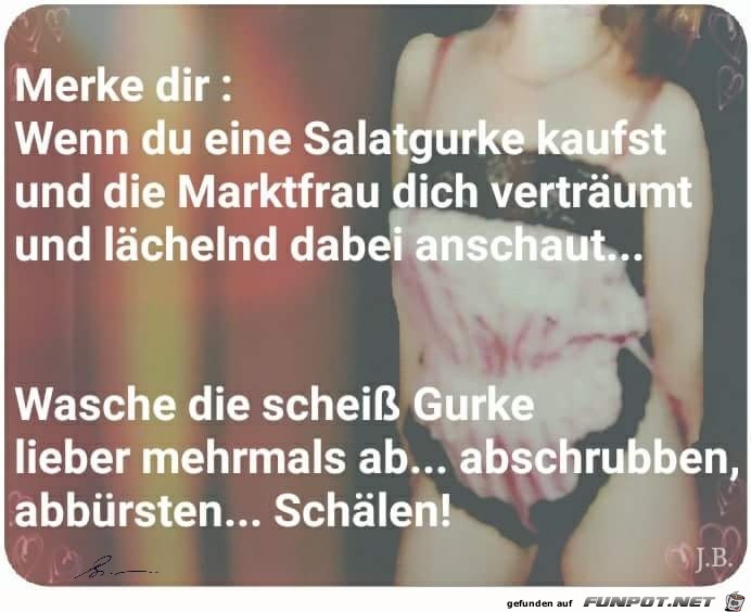 Eine Gurke