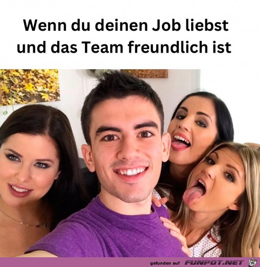 Freundliches Team