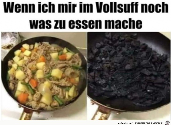 Leicht verkohlt