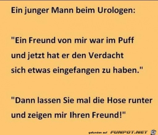 Ein junger Mann....