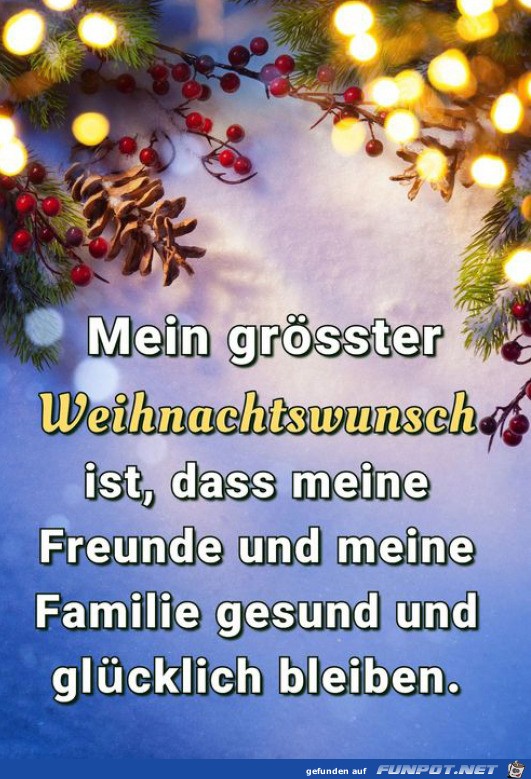 Weihnachtswunsch