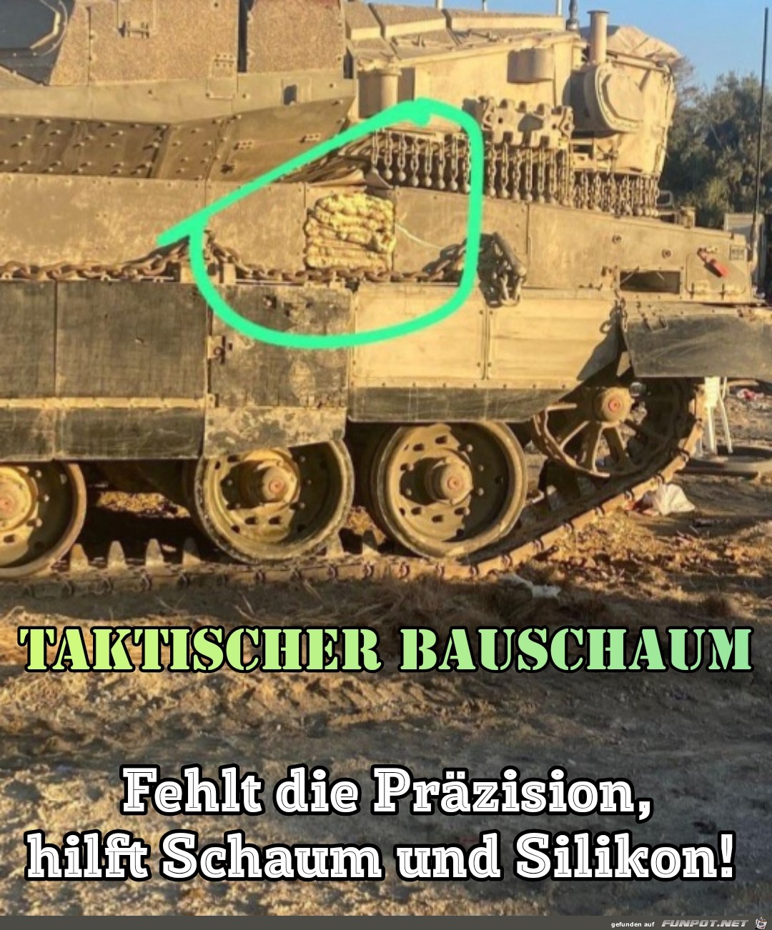 Taktischer Bauschaum