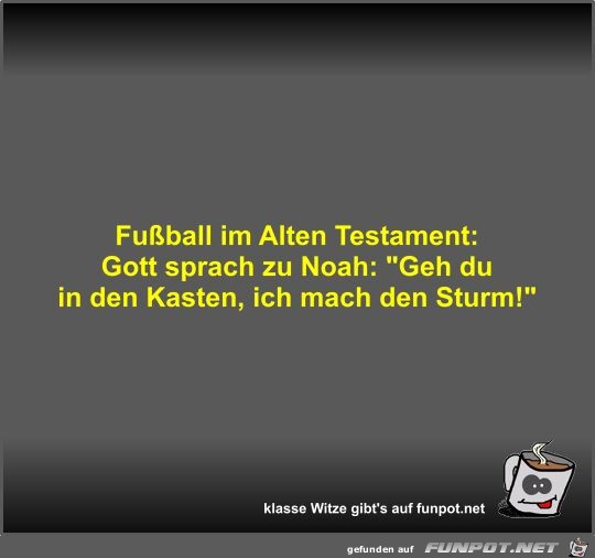 Fuball im Alten Testament