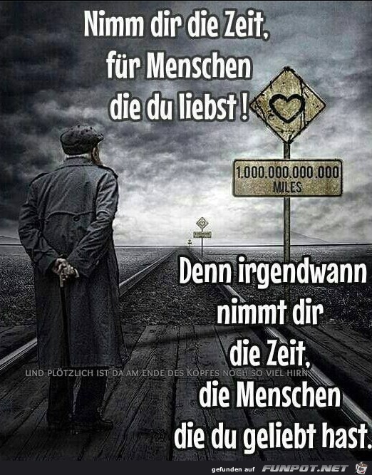 Nimm dir die Zeit