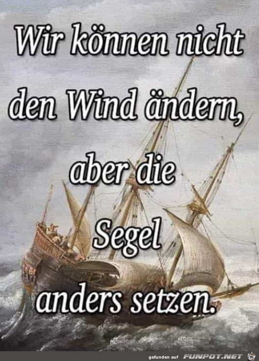 Segel anders setzen