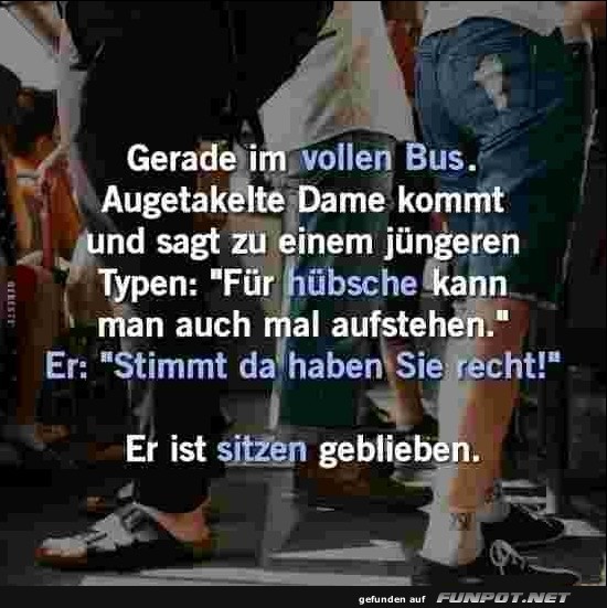 Im vollen Bus