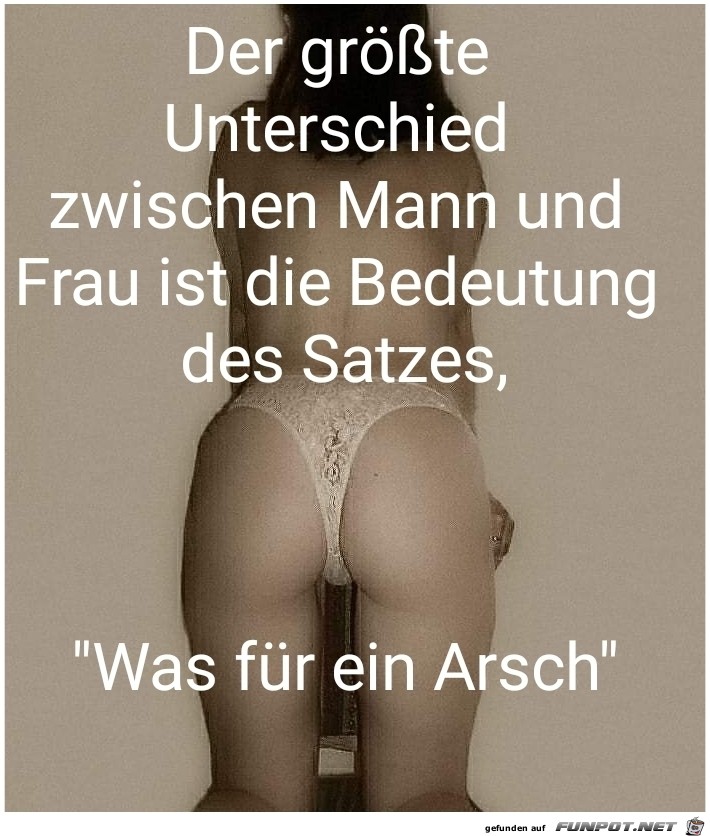 Unterschied Mann und Frau