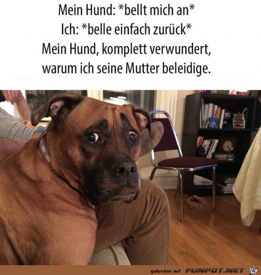 Mutter beleidigt