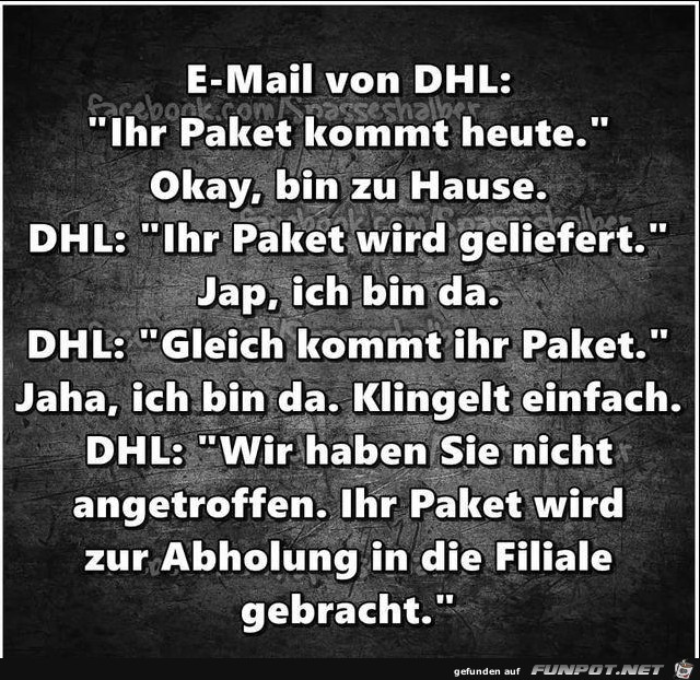 E-Mail von DHL