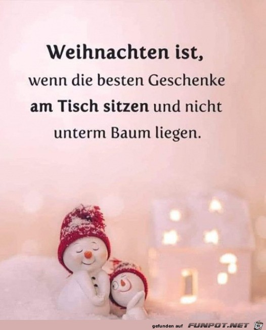 Weihnachten ist...