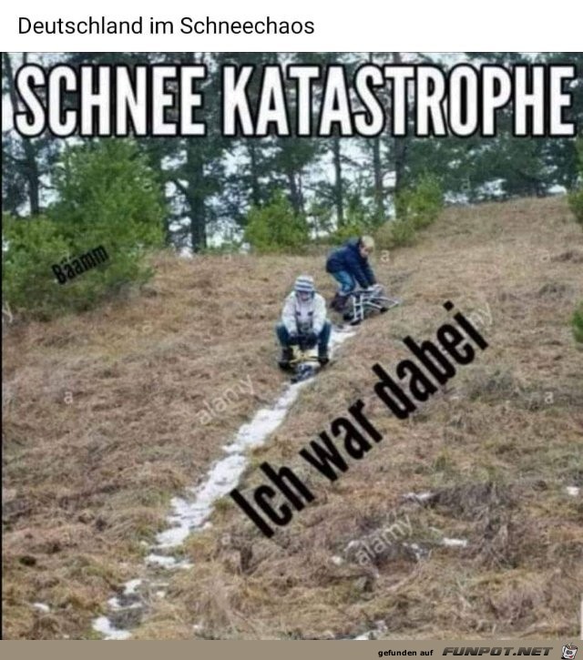 Schnee Katastrophe