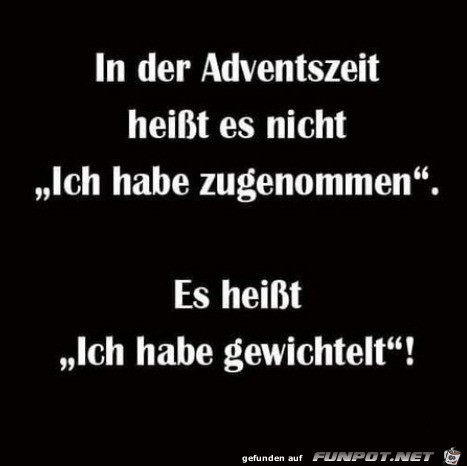 Ich habe gewichtelt Ich habe gewichtelt