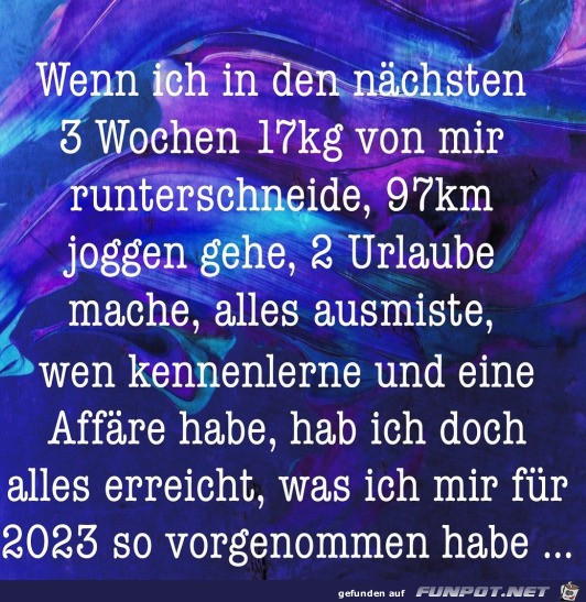 Das wird sportlich