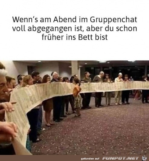 Riesiger Gruppenchat