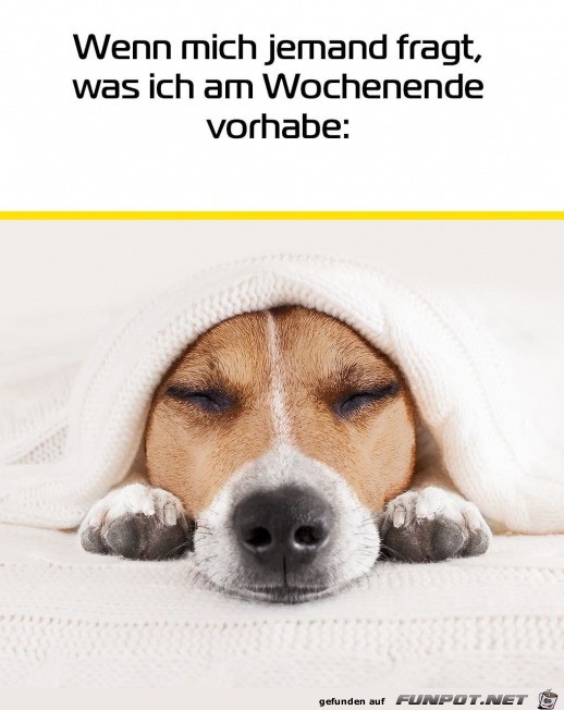 Ich am Wochenende