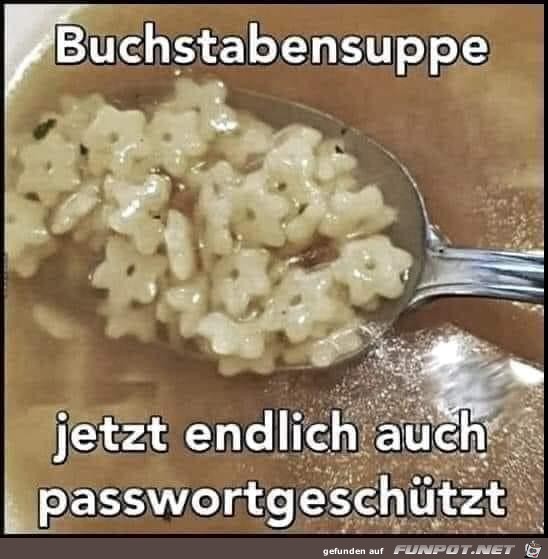 Buchstabensuppe