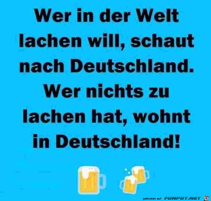 Wer lachen will