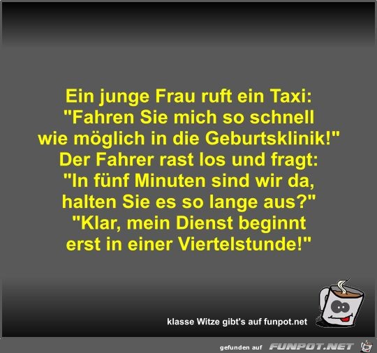 Ein junge Frau ruft ein Taxi