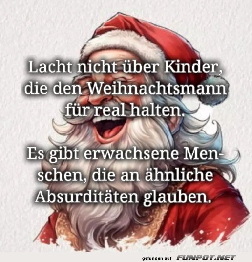 Lacht nicht ber Kinder