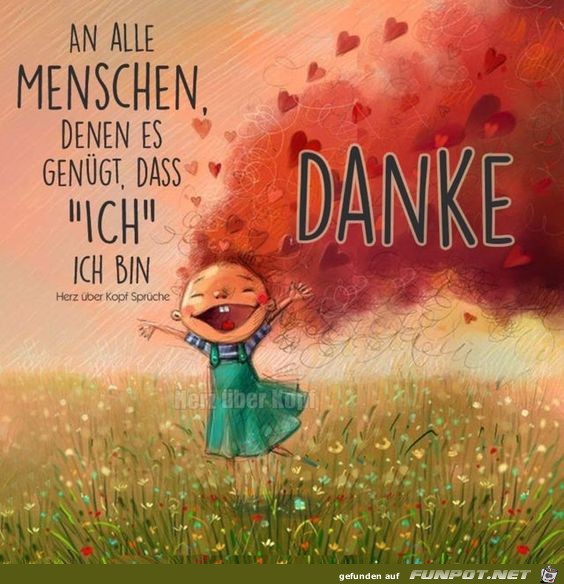 An alle Menschen DANKE