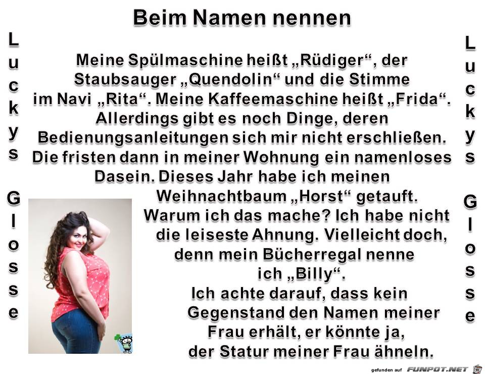 Beim Namen nennen Beim Namen nennen