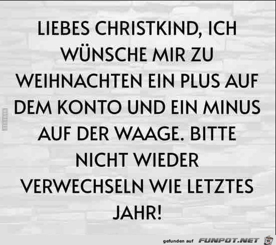 Liebes Christkind