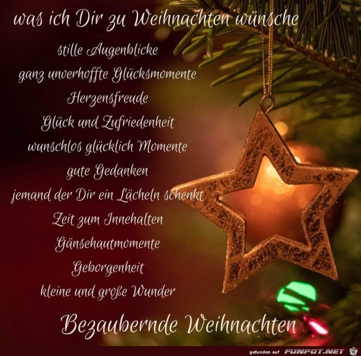 Was ich dir zu Weihnachten wnsche