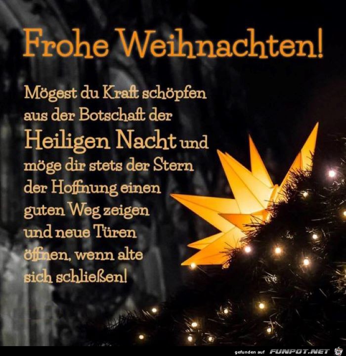 Frohe Weihnachten