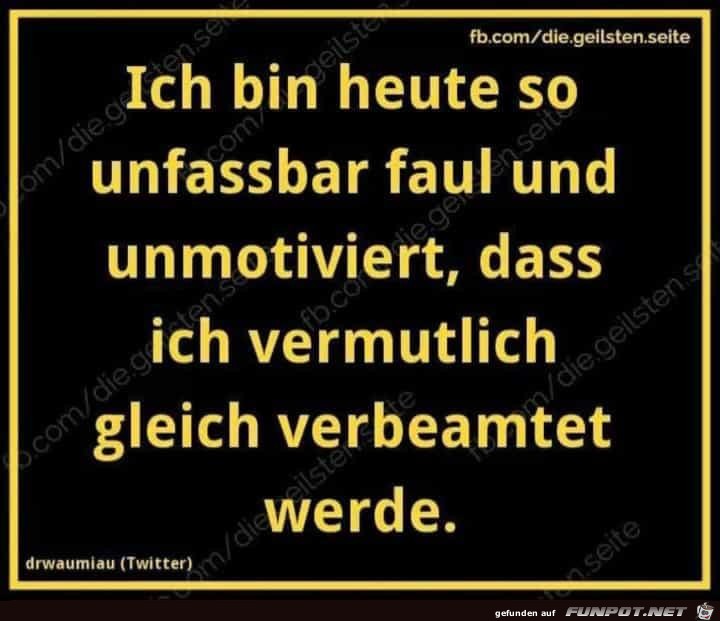 Unfassbar faul