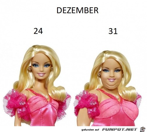 Barbie ber die Feiertage